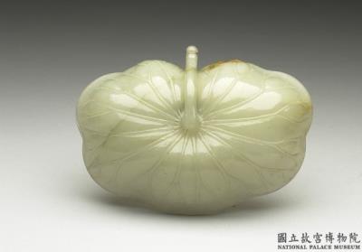 图片[3]-Jade leaf-shaped plate. India-China Archive